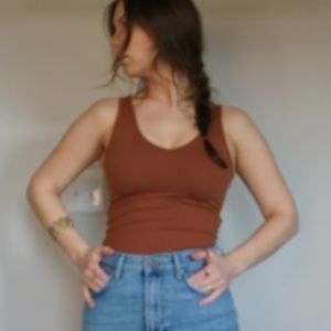 Abercrombie Seamless V-Neck Bodysuit (NEVER WORN!)